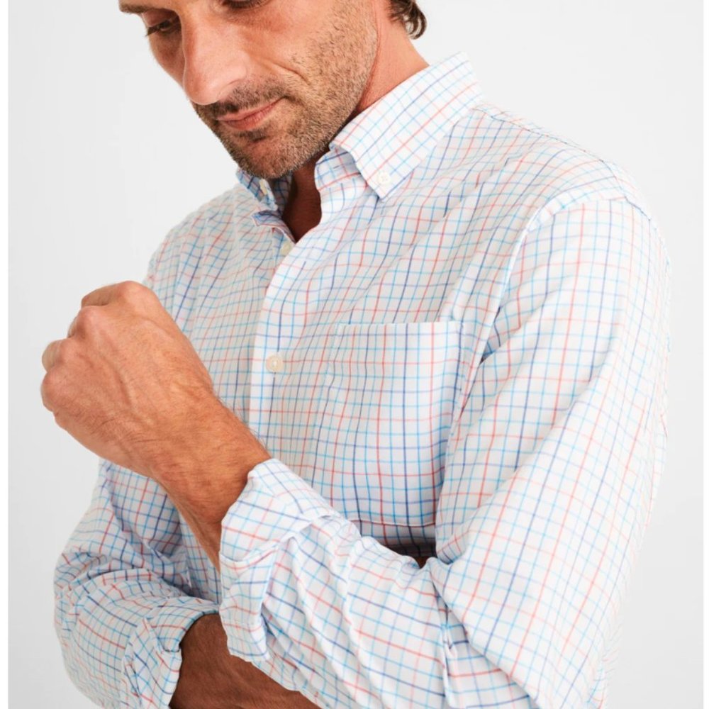 Johnnie-O Sav Performance Button Up Shirt - Large